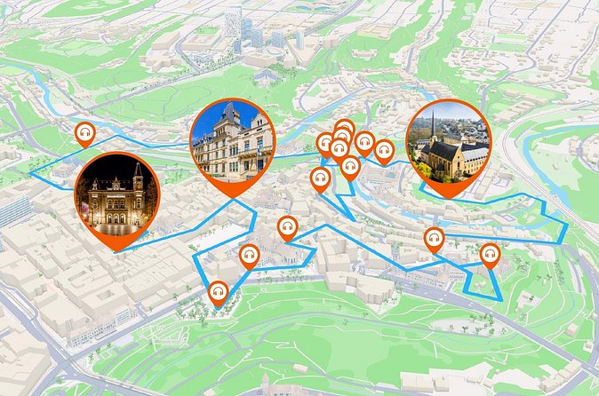 Luxembourg Audioguided walking tour 2h15 and 18 reviews - Audioguided, But Not Random: How the Route Is Structured
