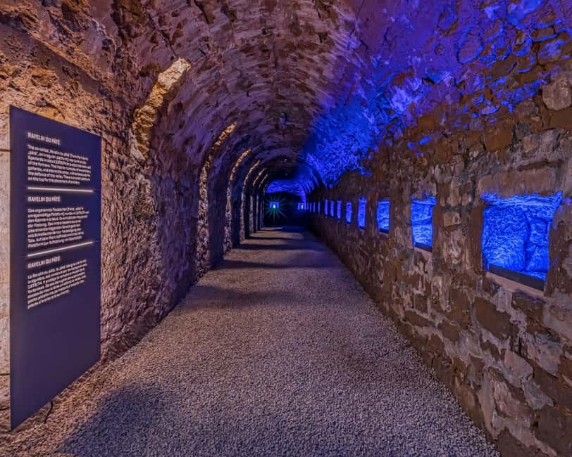 Luxembourg City: Pétrusse Casemates Entry Ticket - What the Underground Tunnels Reveal: From 17th Century Fortifications to WWII Shelters