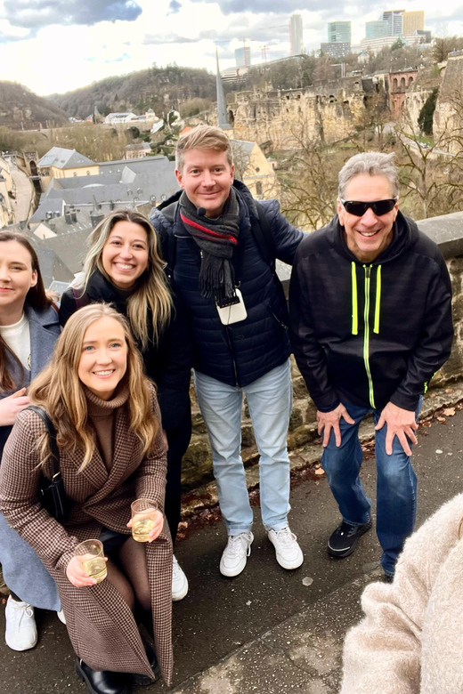 Luxembourg City: Walking Tour with Optional Wine Tastings - Fishmarket and the second tasting: local white wine